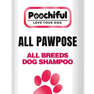 Poochiful All Pawpose - All Breed Dog Shampoo 500ml