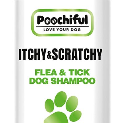 Poochiful Itchy & Scratchy - Flea & Tick Dog Shampoo 500ml