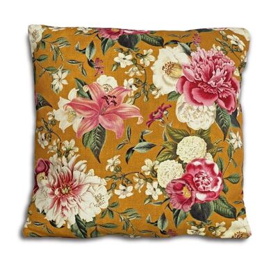 Vintage Garden Ocher cushion 45×45 cm