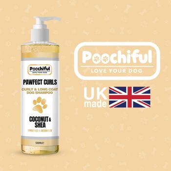 Poochiful Pawfect Curls – Shampoing pour chien à poils longs et bouclés 500 ml 3
