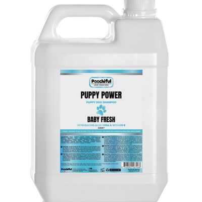 Poochiful Puppy Power - Puppy & Dog Sensitive Skin Shampoo 5 Litre