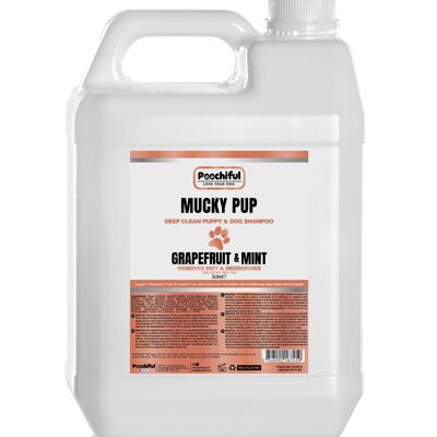 Poochiful Mucky Pup - Deep Clean Fox Poo Dog Shampoo 5 Litre