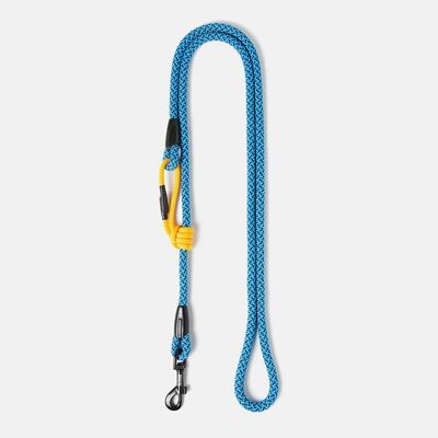 Extendable leash, Made in Italy, orange blue - Canada