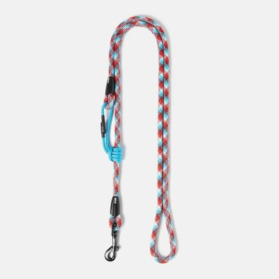 Extendable leash, Made in Italy, handmade, black - Danxia