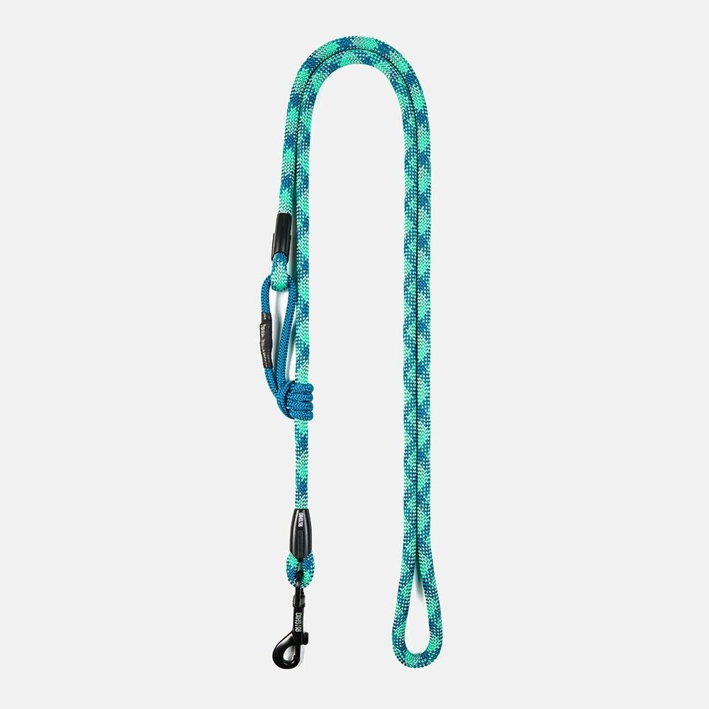 Correa extensible, Made in Italy, hecho a mano, verde agua - Zante