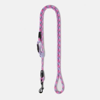 Extendable leash, Made in Italy, handmade, purple - Vajolet