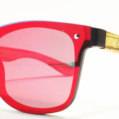 Sunglasses 199 twin peak - red
