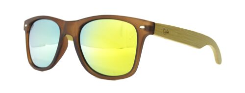 Sunglasses 186 – yukon – brown matt – yellow