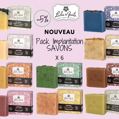 PACK D'IMPLANTATION SAVONS A FROID X6 => -5%