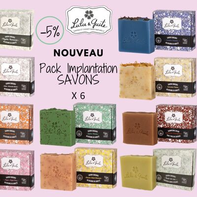PACK D'IMPLANTATION SAVONS A FROID X6 => -5%