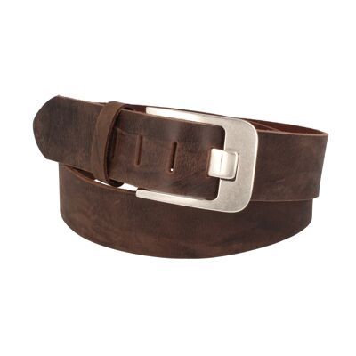 Ceinture homme cuir Novaho large marron