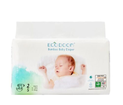 Bamboo Baby Nappies Pack of 36 - Small