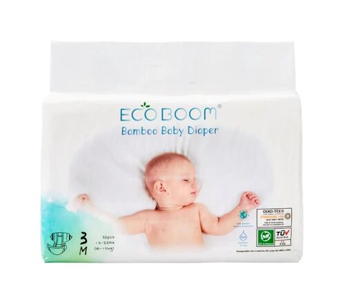 Bamboo Baby Nappies Pack of 32 - Medium