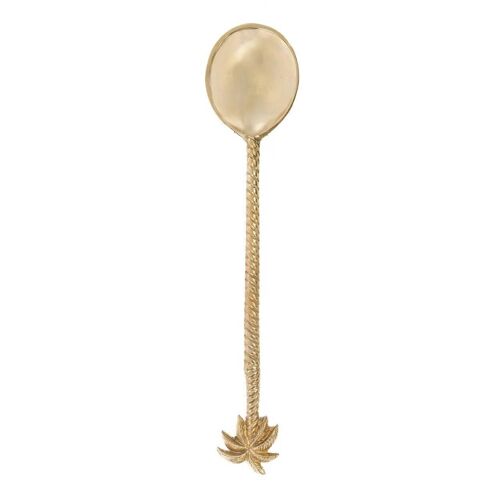 The Palm Tree Salad Spoon - Gold