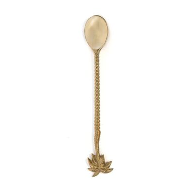 Der Palm Tree Long Spoon - Gold