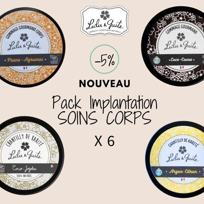 PACK D'IMPLANTATION SOINS CORPS X6 => -5%