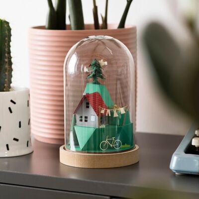 DIY Paper Greenhouse Craft Kit, Adult Craft Kit by My Papercut