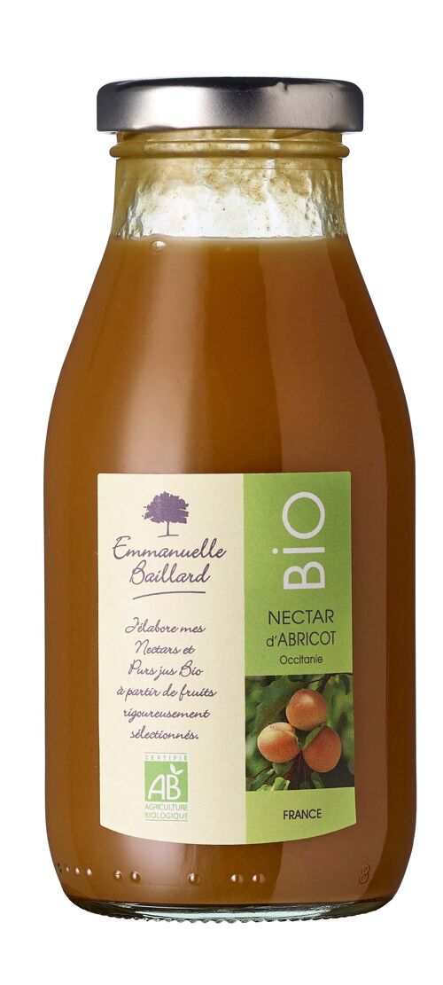 Nectar d'abricot Bio 25 cl