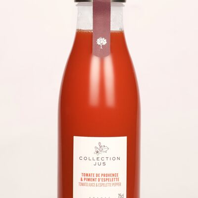 Pure tomato juice with Espelette pepper 75cl