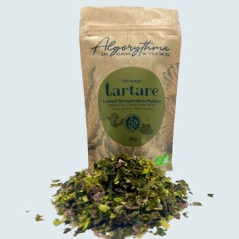 Mélange Tartare 30g (Wakame, laitue, Aonori, Nori) - Algues bio d’exception déshydratées en paillettes 8