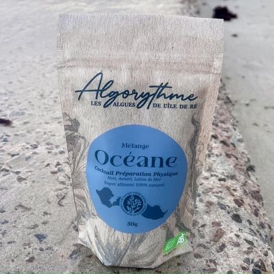 Océane Mix 30g (Kopfsalat, Aonori, Nori) - Außergewöhnliche dehydrierte Bio-Algen