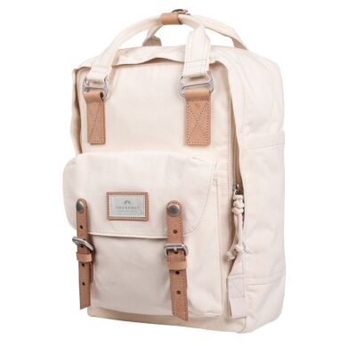 MACAROON ORGANIC COTTON SERIES - Laptop backpack up to 14 inches in organic cotton