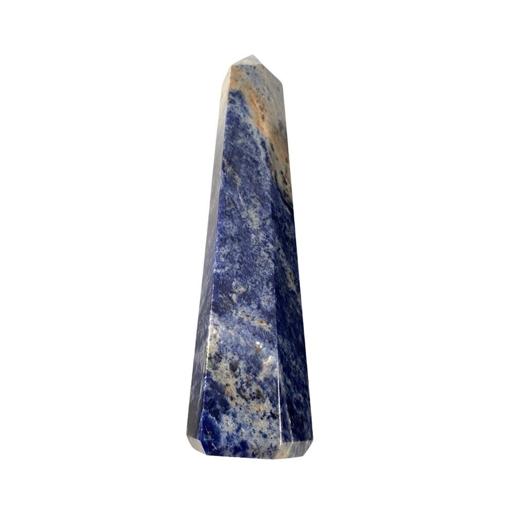 Cristallo di sodalite della torre dell'obelisco, 10x2x2cm
