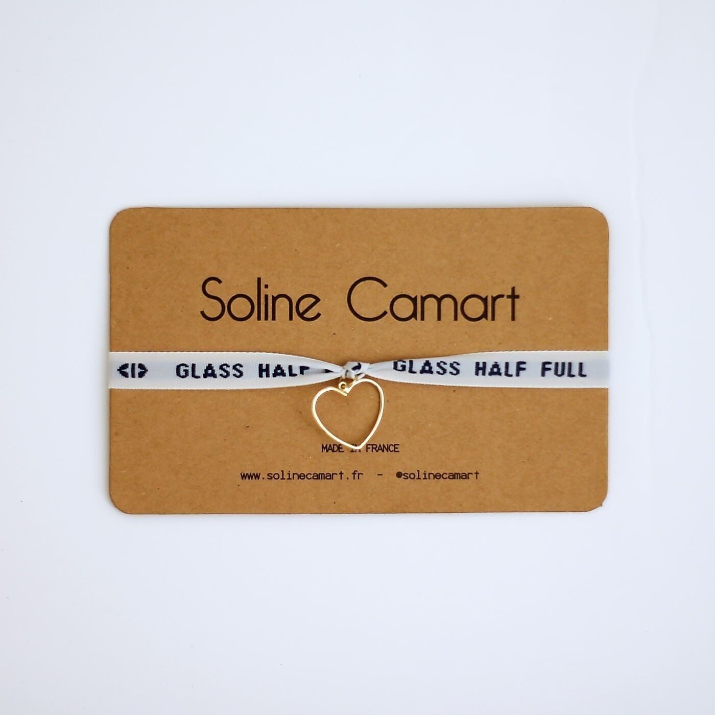 BICCHIERE MEZZO PIENO - Cuore d'oro