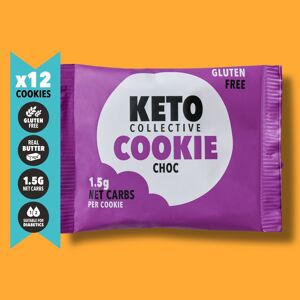 NOUVEAUX BISCUITS KETO - CHOC 1.5g NET CARBS - 12 x 30g BISCUITS