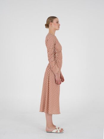 Robe midi pique-nique / Ruché 12