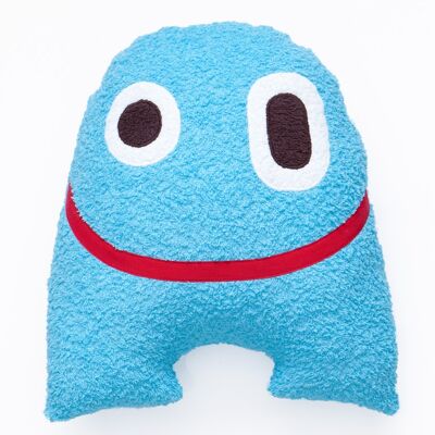 Large cuddly monster turquoise, handmade in Germany