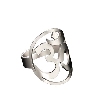 Silberner verstellbarer OM-Ring