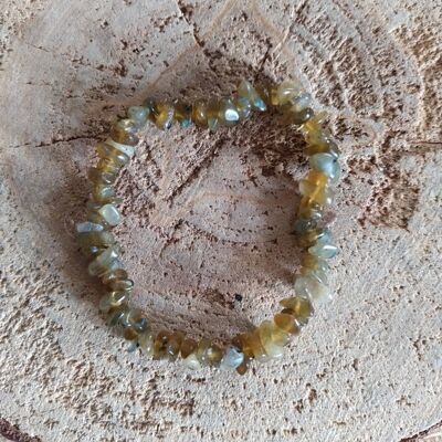 Bracelet baroque en labradorite