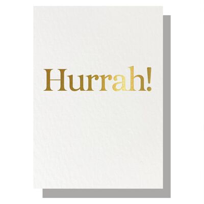 Hurrah! Gold card