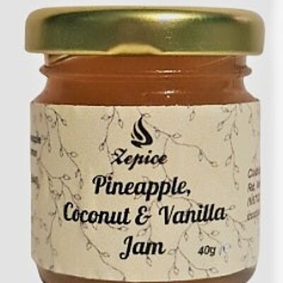 Mini 40g Pineapple, Coconut & Vanilla Jam