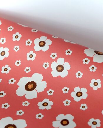 Papier cadeau Grandes Fleurs 2