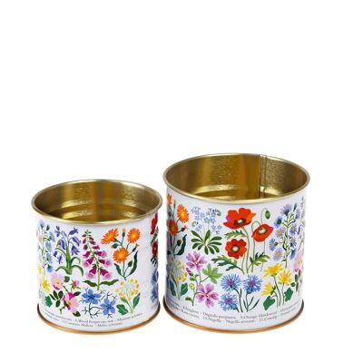 Mini boîtes de rangement (lot de 2) - Fleurs Sauvages