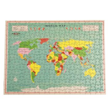 Puzzle (300 pièces) - Carte du monde 5
