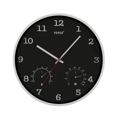 BLACK WALL CLOCK 20550178