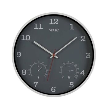 HORLOGE MURALE GRIS 20550179 1