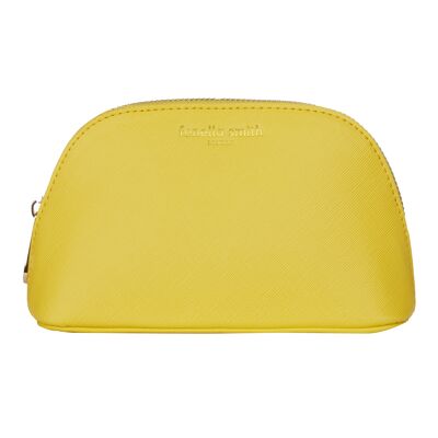 Beauty case Giallo in pelle vegana