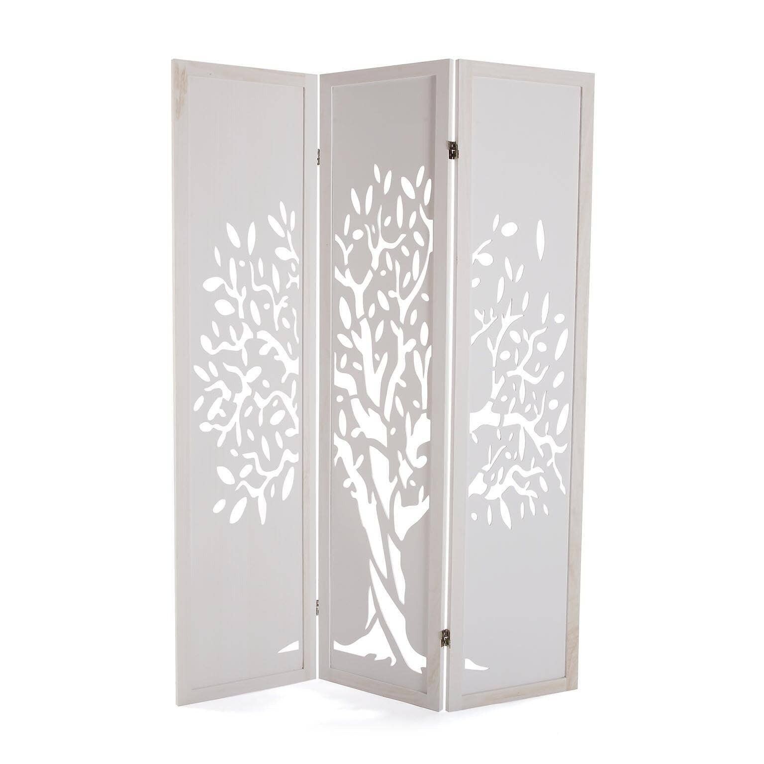 WHITE WOODEN SCREEN TREE 21520069