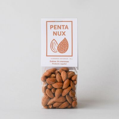 Pentanux natural almonds 90g