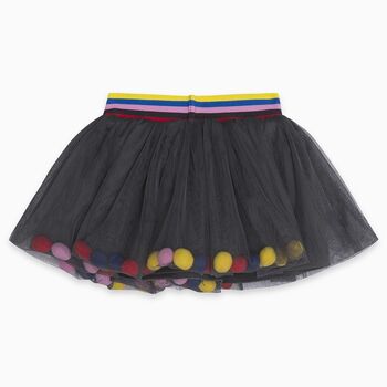 Jupe en maille et tulle gris à pois pour fille êtes-vous prête ? -11290178 2