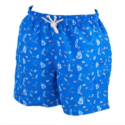 Save the Ocean Recycled Swim Shorts - blue