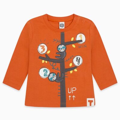 Camiseta punto mono niño naranja mammoth - 11290331