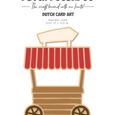 DDBD Card Art Vegetable stall A5