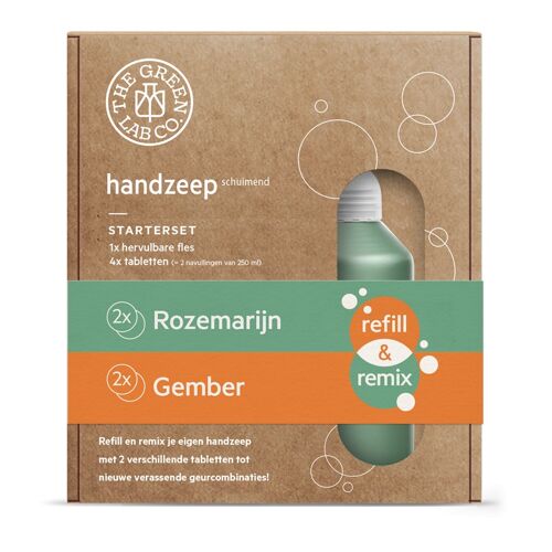 Starter Set Hand Soap Tablets - Rosemary & Ginger