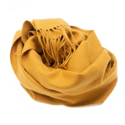 Biellese Wool Scarf - mustard