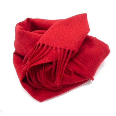 Biellese Wool Scarf - red